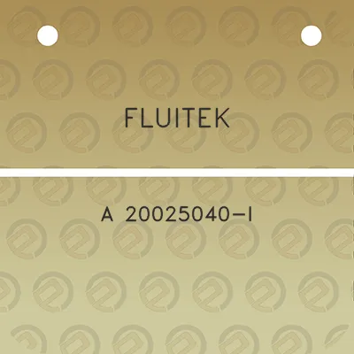 fluitek-a-20025040-i