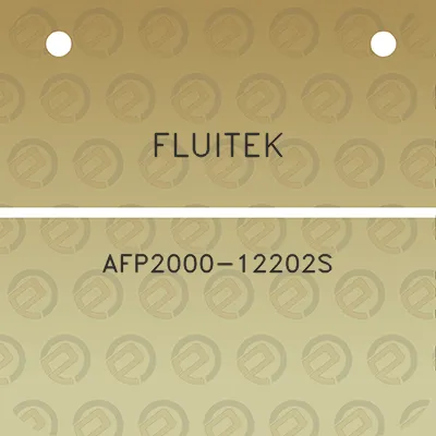 fluitek-afp2000-12202s