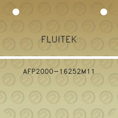 fluitek-afp2000-16252m11