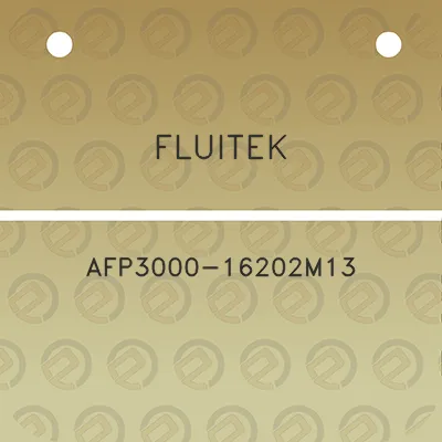 fluitek-afp3000-16202m13