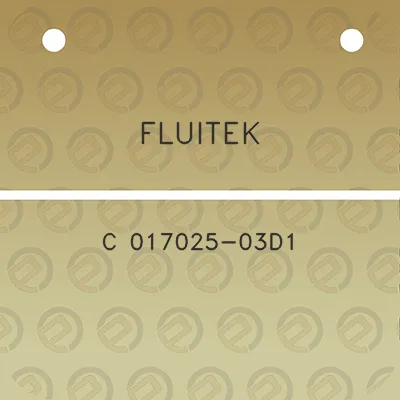 fluitek-c-017025-03d1