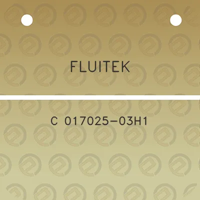 fluitek-c-017025-03h1