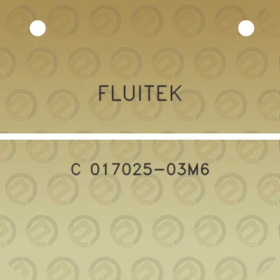 fluitek-c-017025-03m6