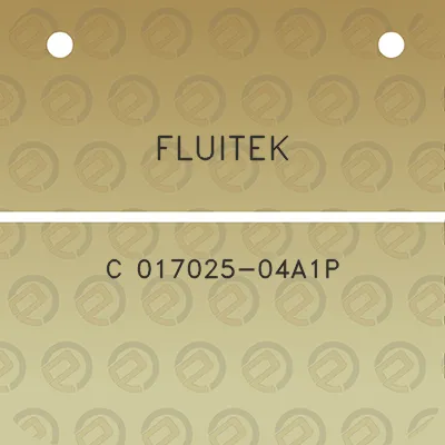 fluitek-c-017025-04a1p