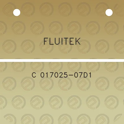 fluitek-c-017025-07d1