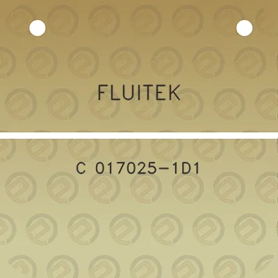 fluitek-c-017025-1d1