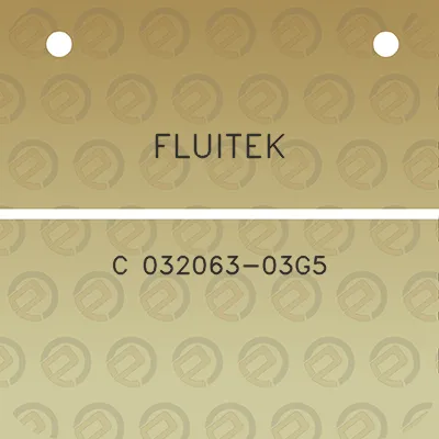 fluitek-c-032063-03g5