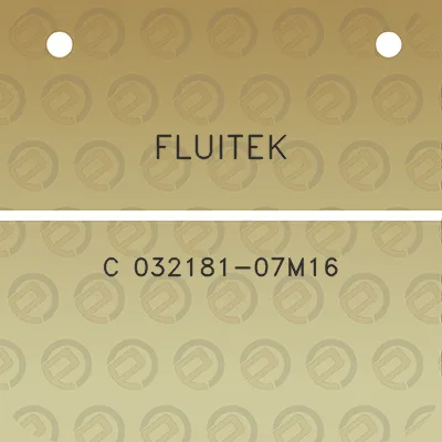 fluitek-c-032181-07m16