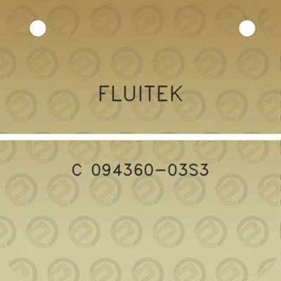 fluitek-c-094360-03s3