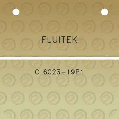 fluitek-c-6023-19p1