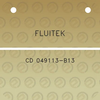 fluitek-cd-049113-b13