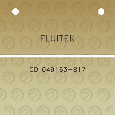 fluitek-cd-049163-b17