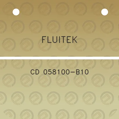 fluitek-cd-058100-b10