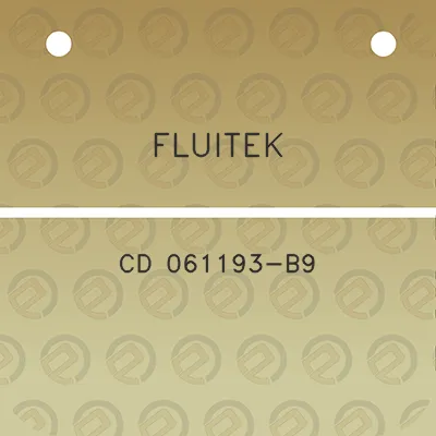 fluitek-cd-061193-b9