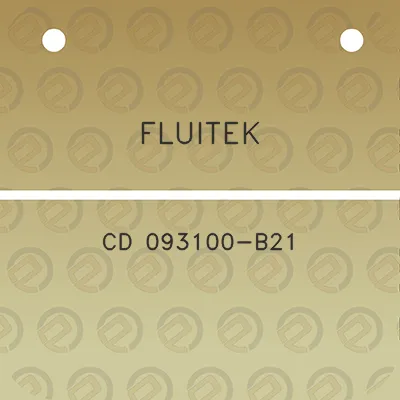 fluitek-cd-093100-b21