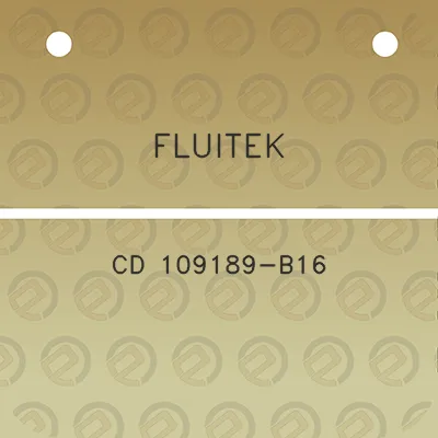 fluitek-cd-109189-b16