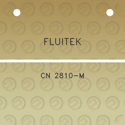 fluitek-cn-2810-m