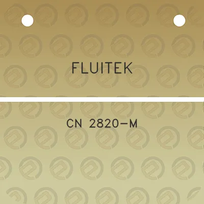 fluitek-cn-2820-m