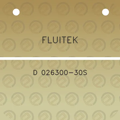 fluitek-d-026300-30s