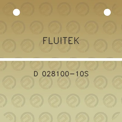 fluitek-d-028100-10s