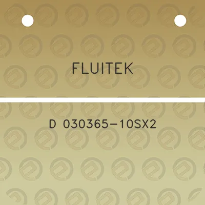 fluitek-d-030365-10sx2