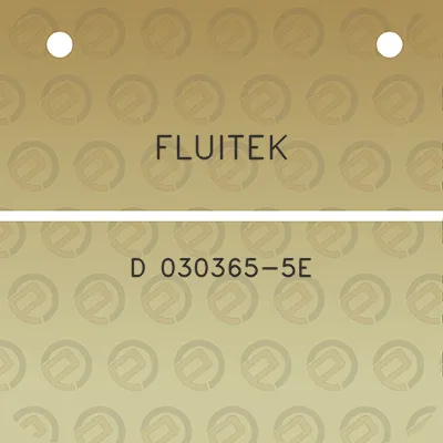 fluitek-d-030365-5e