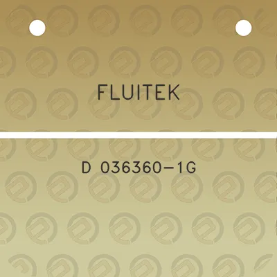 fluitek-d-036360-1g