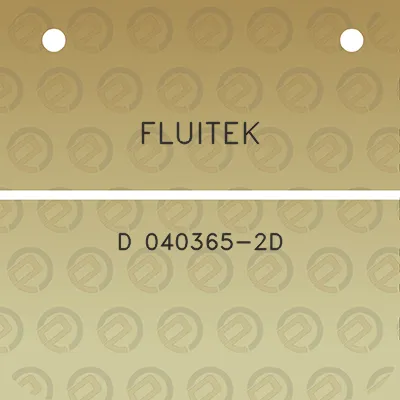 fluitek-d-040365-2d