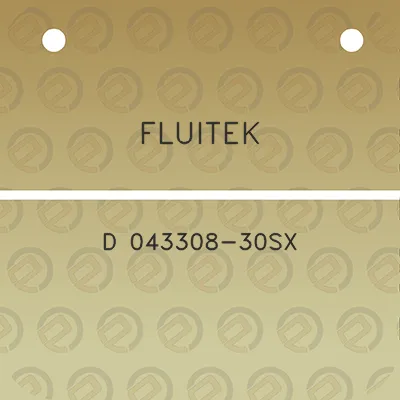 fluitek-d-043308-30sx