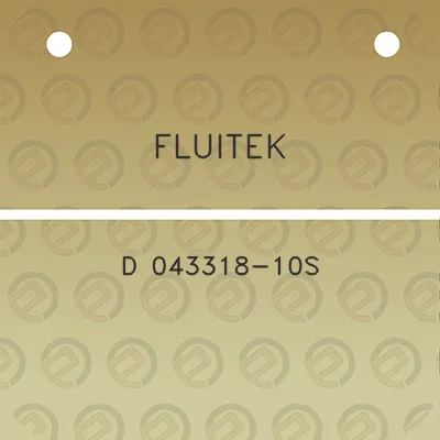 fluitek-d-043318-10s