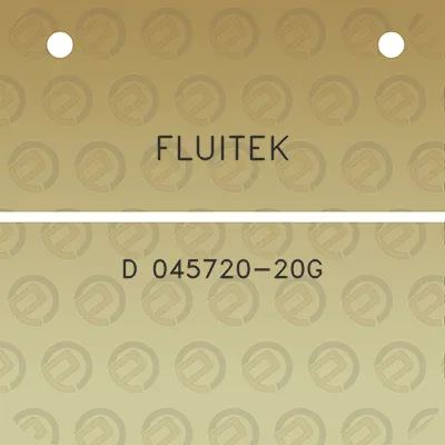 fluitek-d-045720-20g