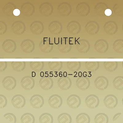 fluitek-d-055360-20g3