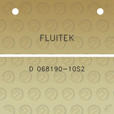 fluitek-d-068190-10s2