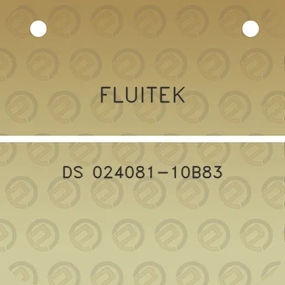 fluitek-ds-024081-10b83