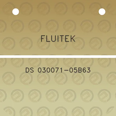 fluitek-ds-030071-05b63