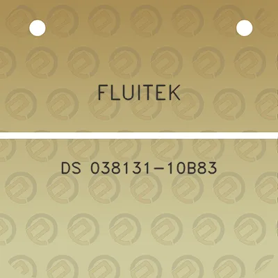 fluitek-ds-038131-10b83