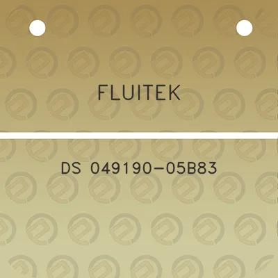 fluitek-ds-049190-05b83