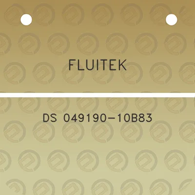 fluitek-ds-049190-10b83