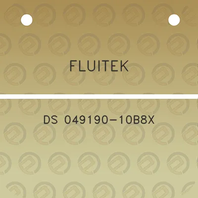 fluitek-ds-049190-10b8x