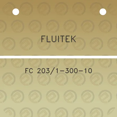 fluitek-fc-2031-300-10