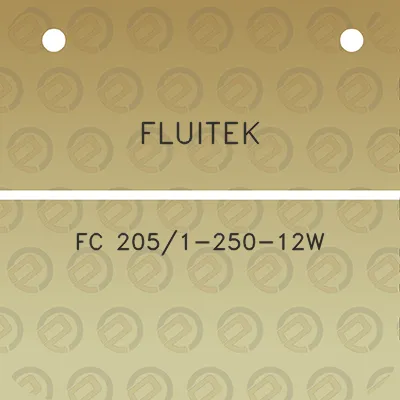 fluitek-fc-2051-250-12w