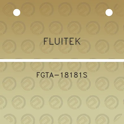 fluitek-fgta-18181s