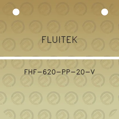 fluitek-fhf-620-pp-20-v