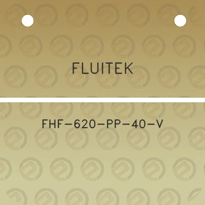 fluitek-fhf-620-pp-40-v