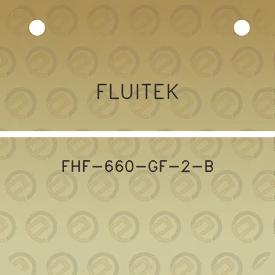 fluitek-fhf-660-gf-2-b