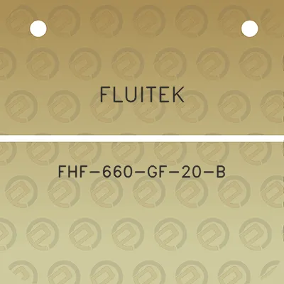 fluitek-fhf-660-gf-20-b