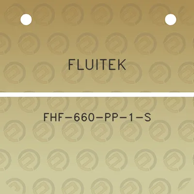 fluitek-fhf-660-pp-1-s