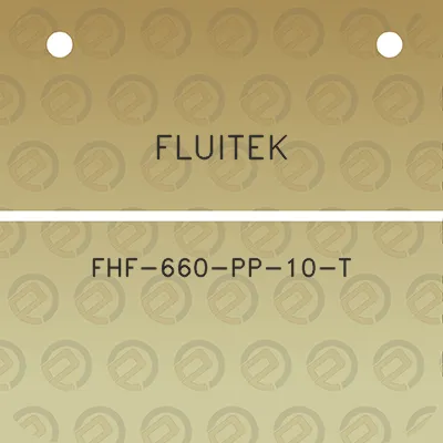 fluitek-fhf-660-pp-10-t