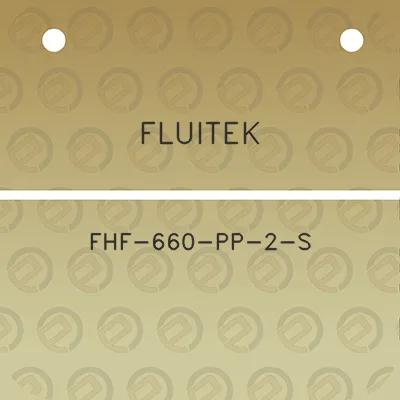 fluitek-fhf-660-pp-2-s