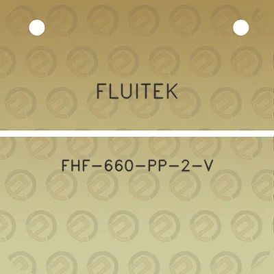 fluitek-fhf-660-pp-2-v